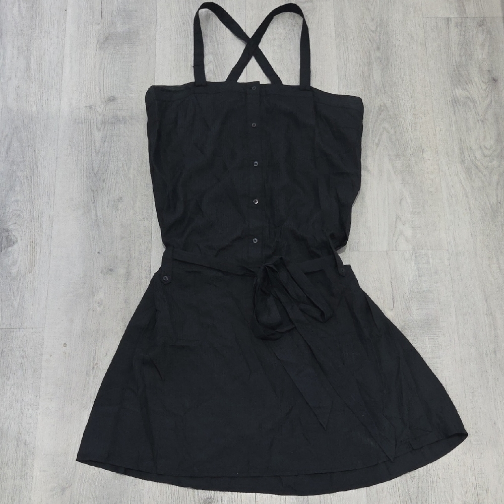 Ben Sherman Black Silk  Mini Dress